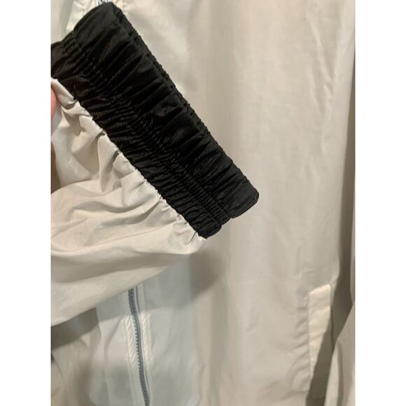 Vintage 90's Nike Windbreaker Stone Tag L Zip Up Jacket Stripe Coat - Picture 9 of 9